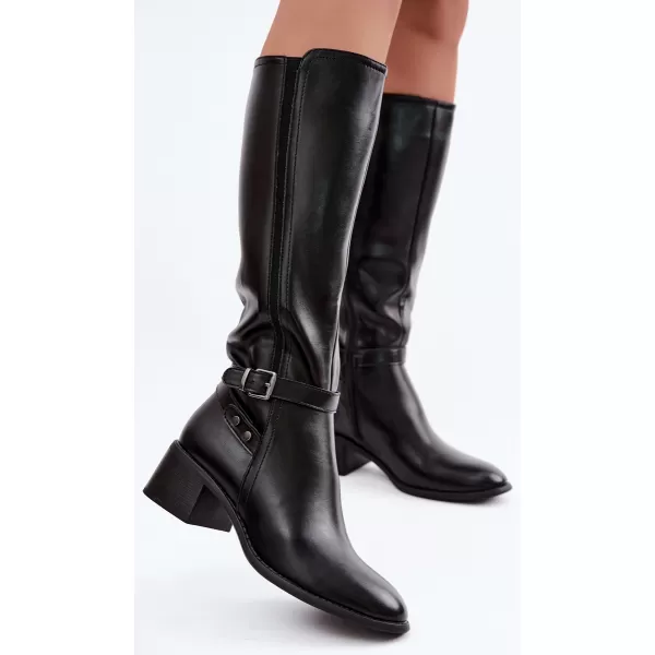  Női csizma SERGIO LEONE KZ-07 FEKETE 