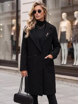 Női kabát DSTREET NY0782 FEKETE