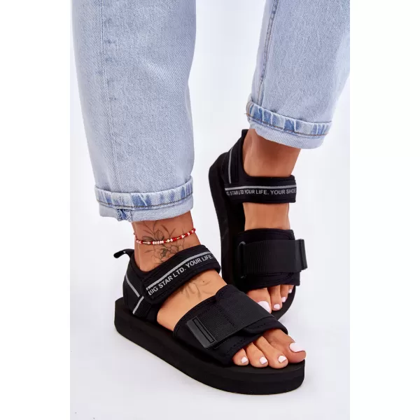  Női szandál BIG STAR SHOES LL274784 FEKETE 