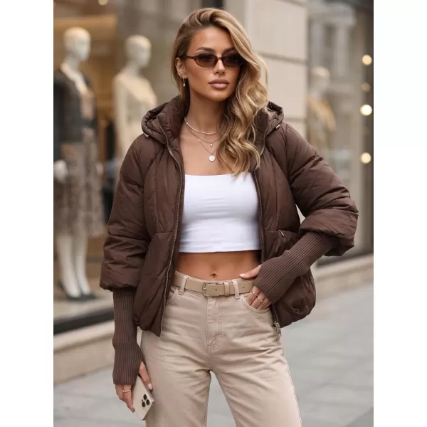  Női kabát DSTREET TY5895 BARNA 
