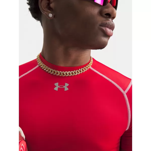  Férfi póló UNDER ARMOUR UA HG ELITE COMP SS 6015382-600 PIROS 