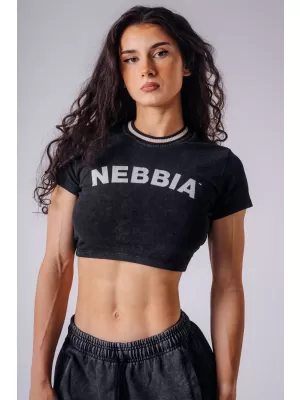 Női felsők NEBBIA OLYMPIA OPEN-BACK 938 FEKETE