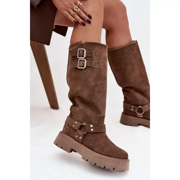 Női csizma BIG STAR SHOES OO274A182 BÉZS 
