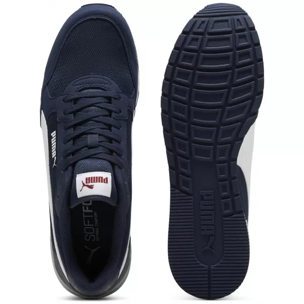  Csizma PUMA ST RUNNER V4 MESH 39966602 CLUB NAVY/ CLUB NAVY/PUMA WHITE/TEAM REGAL RED/PLATINA SZÜRKE 
