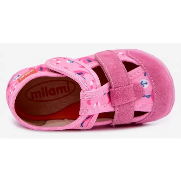  Gyermek papucs MILAMI 118/BR-79 RÓZSASZÍN 