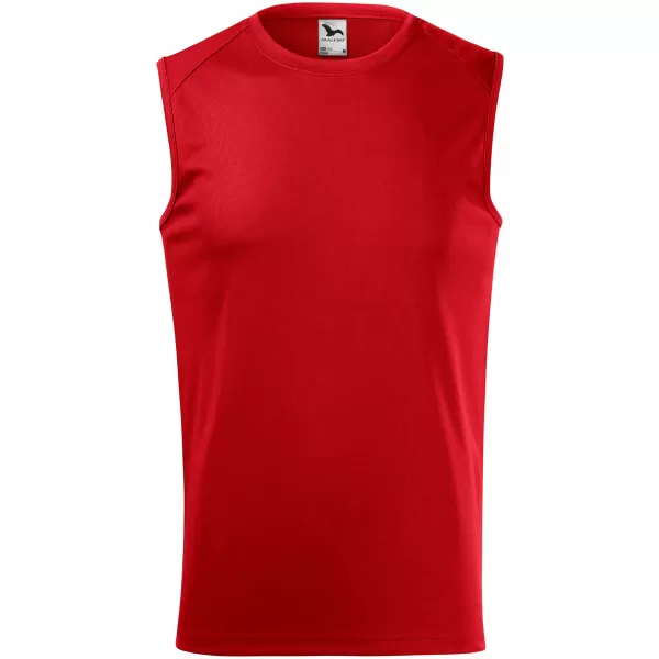  Férfi sport tank felső MALFINI BREEZE 820 PIROS 
