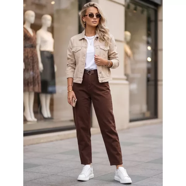  Női nadrág DSTREET UY3133 BARNA 