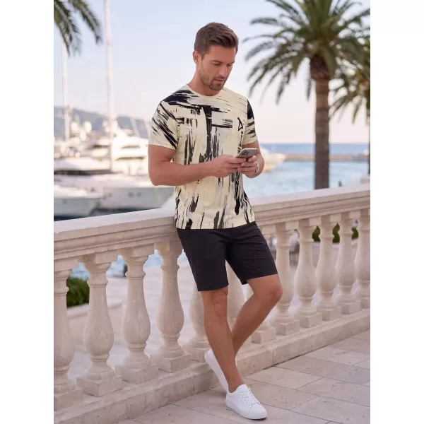  Férfi prémium funkcionális póló ALTISPORT VOJ/ALM010TR01 ELEFÁNTCSONT/FEKETE 