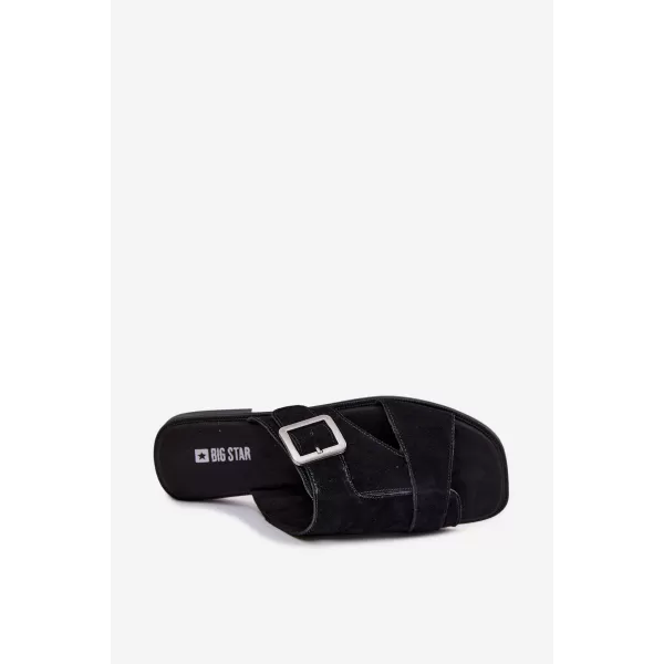  Női papucs BIG STAR SHOES TT274477 FEKETE 