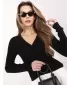 Női pulóver SUBLEVEL D90186AK90993A FEKETE
