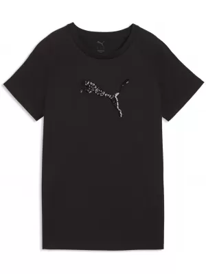 Női póló PUMA ESS SEQUINS TEE 69457601 PUMA FEKETE