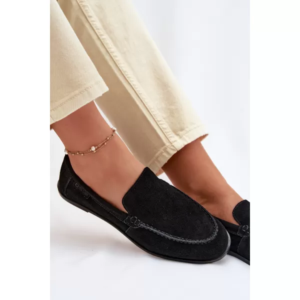  Női mokaszinok BIG STAR SHOES TT274209 FEKETE 