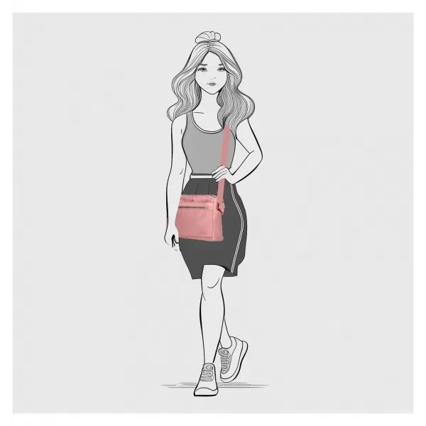  Crossbody táska ENRICO BENETTI JANICE 66768 RÓZSASZÍN 