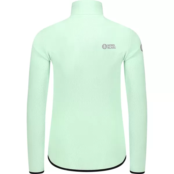  Női könnyű polár pulóver NORDBLANC MAPLE NBSFL8374 MENTA ZÖLD 