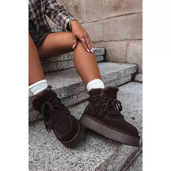  Női hóemberek BIG STAR SHOES UU274316 BARNA/BÉZS ÁRNYÉKOK 