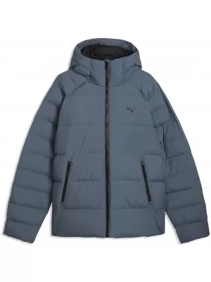 Férfi dzseki PUMA MONO HOODED JACKET 68836737 ESTI KÉK