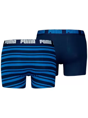 Férfi boxerek PUMA MEN EVERYDAY HERITAGE STRIPE BOXER 93832601 KÉK