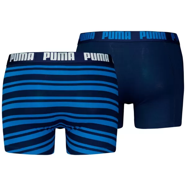  Férfi boxerek PUMA MEN EVERYDAY HERITAGE STRIPE BOXER 93832601 KÉK 