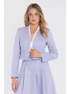 Női kabát STYLOVE S429 VILÁGOSKÉK