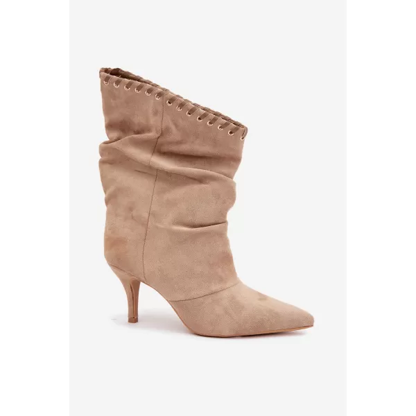  Női csizma BOTO 2568A KHAKI 