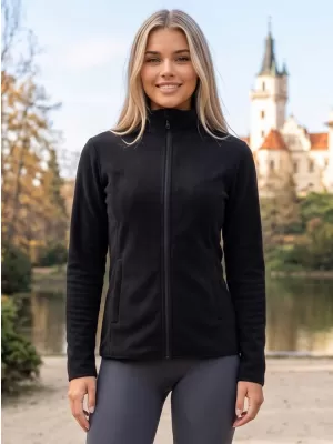 Női polár pulóver ALPINE PRO SIUSA 4 FEKETE