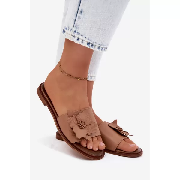  Női papucs ZAZOO 40477 CAPPUCCINO 