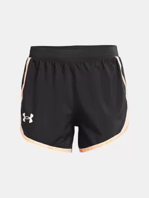 Női rövidnadrág UNDER ARMOUR FLY BY 2.0 BRAND SHORT 1361392-010 SZÜRKE