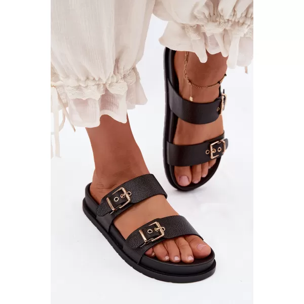 Női papucs BOTO LS-873-01 FEKETE 