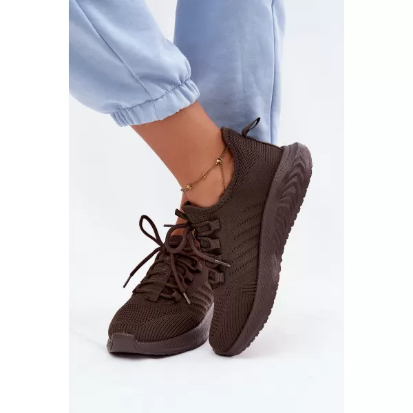  Női tornacipő BIG STAR SHOES UU274055 BARNA/BÉZS 