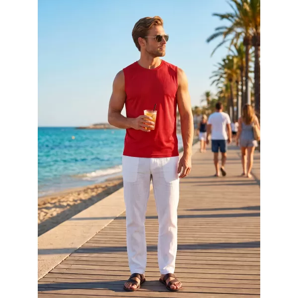  Férfi sport tank felső MALFINI BREEZE 820 PIROS 