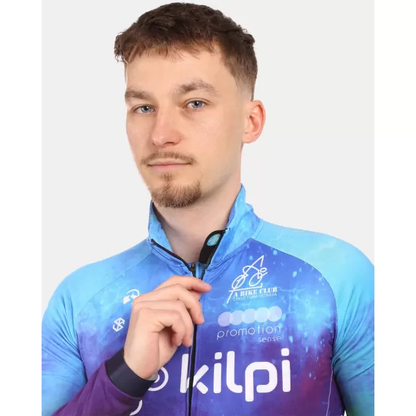  Férfi kerékpáros mez KILPI VULCANO-M BLU KÉK 