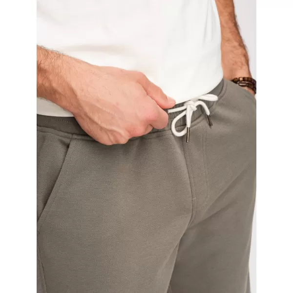  Férfi rövidnadrág OMBRE OM-SRSK-0124 KHAKI 