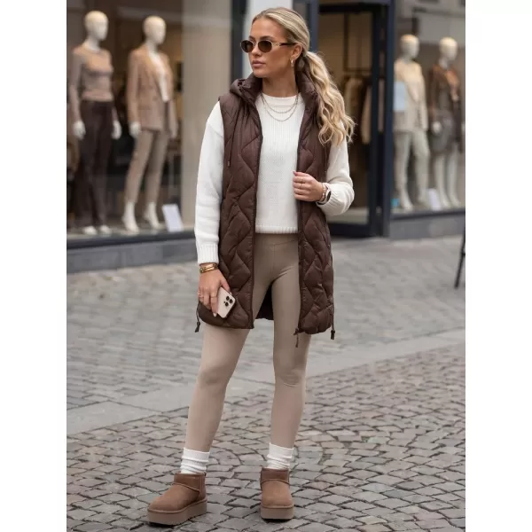 Női mellény DSTREET TY6013 BARNA 