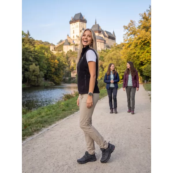 Női gyapjú mellény ALTISPORT ALW002525 FEKETE 