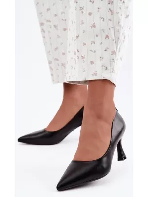 Női pumpák VINCEZA 62330 FÉNYES FEKETE