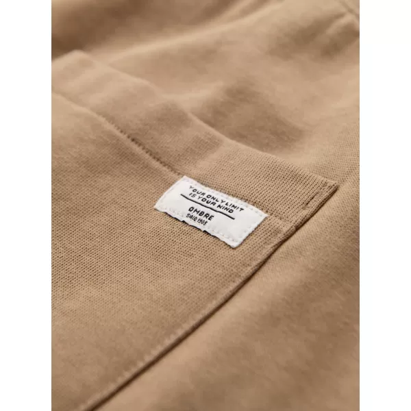  Férfi melegítőnadrág OMBRE OM-PABS-0304 BARNA 