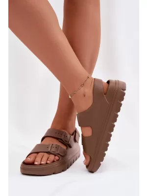 Női szandál BIG STAR SHOES TT274A035 BARNA/BÉZS