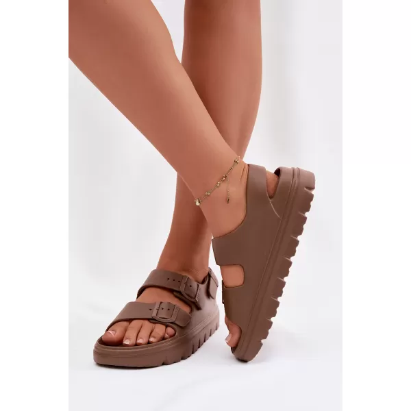  Női szandál BIG STAR SHOES TT274A035 BARNA/BÉZS 