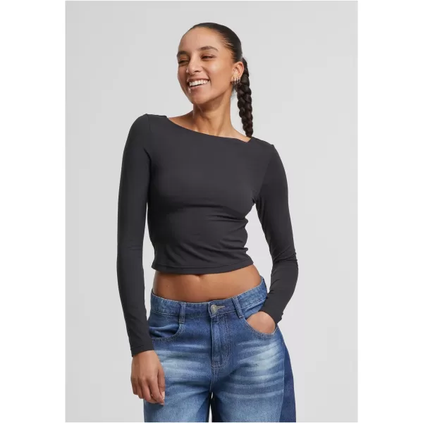  Női póló URBAN CLASSICS TB7721 FEKETE 