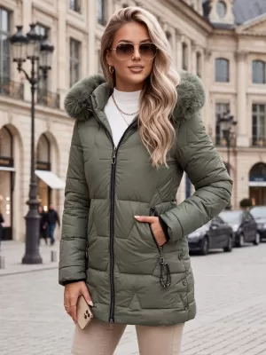 Női kabát DSTREET TY5739 ZÖLD