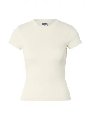 Női póló URBAN CLASSICS TB8569-02903 FEHÉR HOMOK
