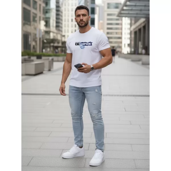  Férfi póló DSTREET NX5017R FEHÉR 