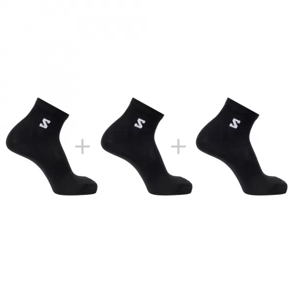  Zokni SALOMON EVERYDAY LITE QUARTER 3-PACK LC2911700 FEKETE 