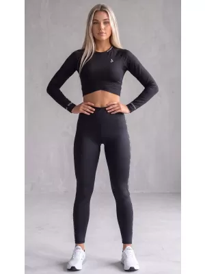 Női prémium hosszú leggings (új méretek) ALTISPORT VOJ/ALW021LEG05 FEKETE