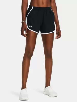 Női rövidnadrág UNDER ARMOUR UA FLY BY 3'' SHORTS 1382438-002 FEKETE