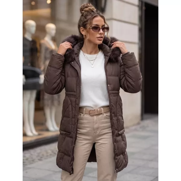  Női kabát DSTREET TY5822 BARNA 