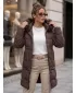 Női kabát DSTREET TY5822 BARNA