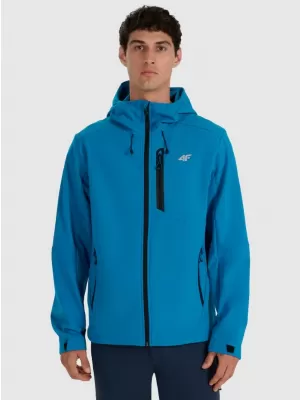 Férfi softshell kabát 4F RAW25TSOFM506 KÉK