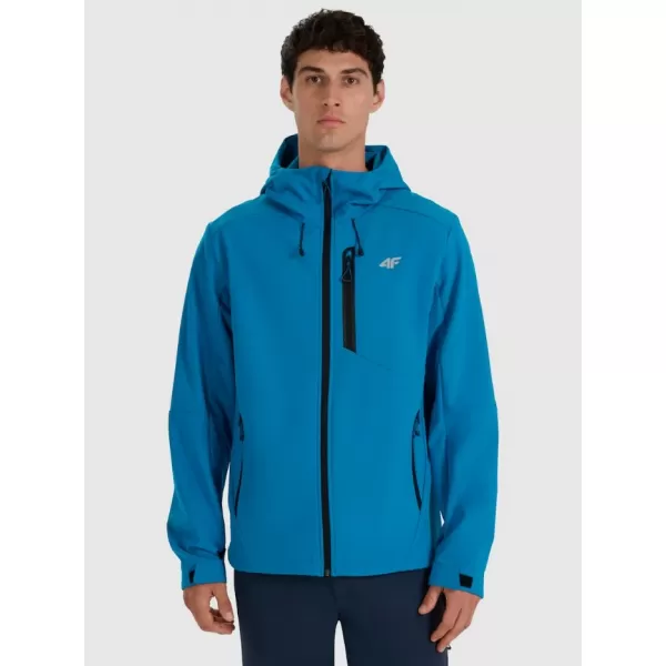  Férfi softshell kabát 4F RAW25TSOFM506 KÉK 