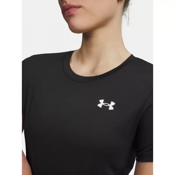  Női póló UNDER ARMOUR TECH MESH SS 6009990-001 FEKETE 